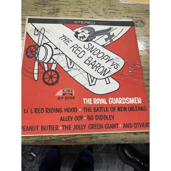Other - Vtg 1967 Snoopy Versus Tge Red Baron The Royal Guardsman Vinyl Record